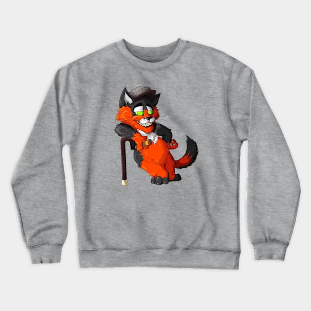 The Alley Cat Crewneck Sweatshirt by Chaniago4Chicago